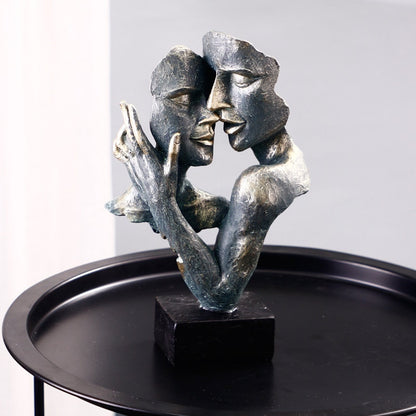 Beautiful Figurine of Love and Unity Sculpture - Fesara