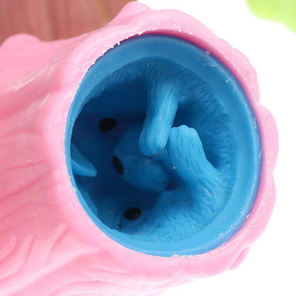 Relaxing Soft Squeeze Squirrel Plush Toy