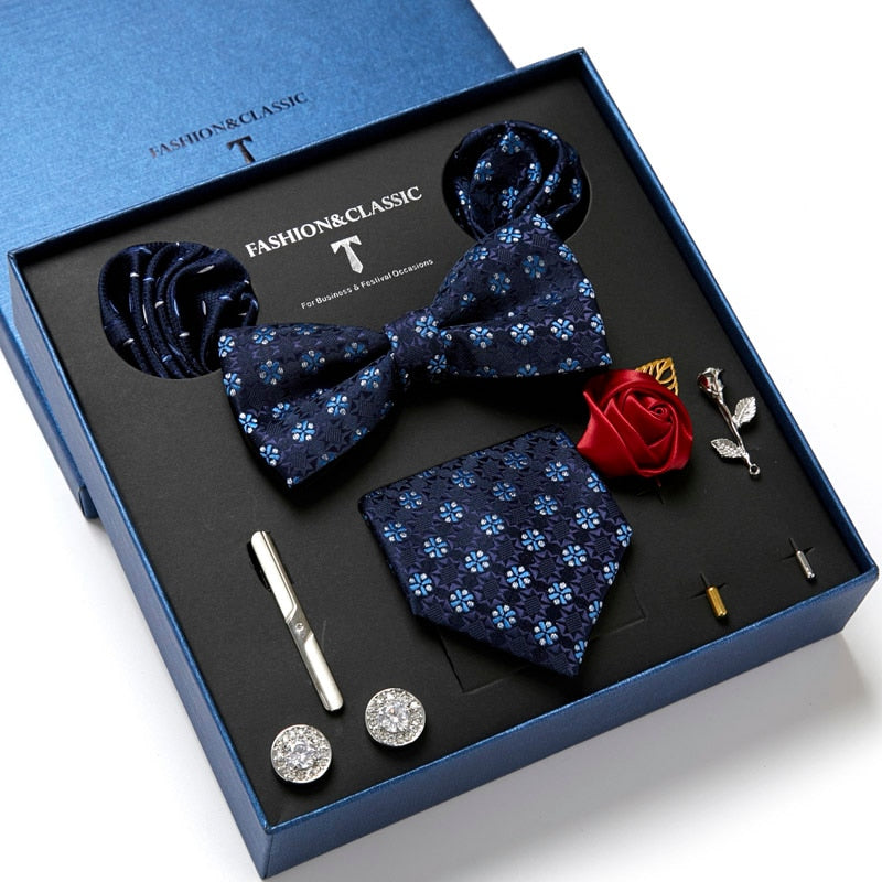 Elegant Men's Tie Accessory Gift Set