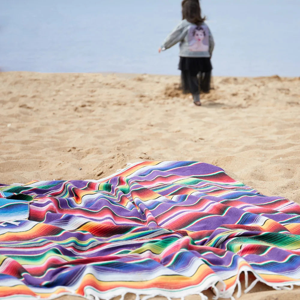 Colorful Southwestern Throw Blanket