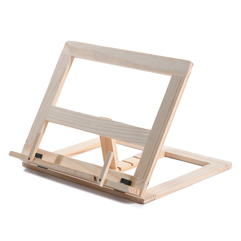 Ergonomic Wooden Tablet Holder Stand - Fesara
