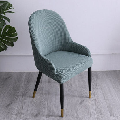 Stretchy Snug Fit Curved Chair Slipcover