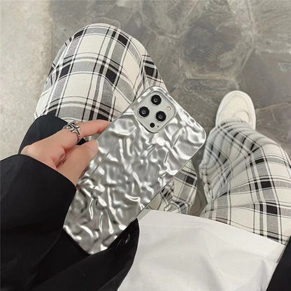 Metallic Design iPhone Phone Cover