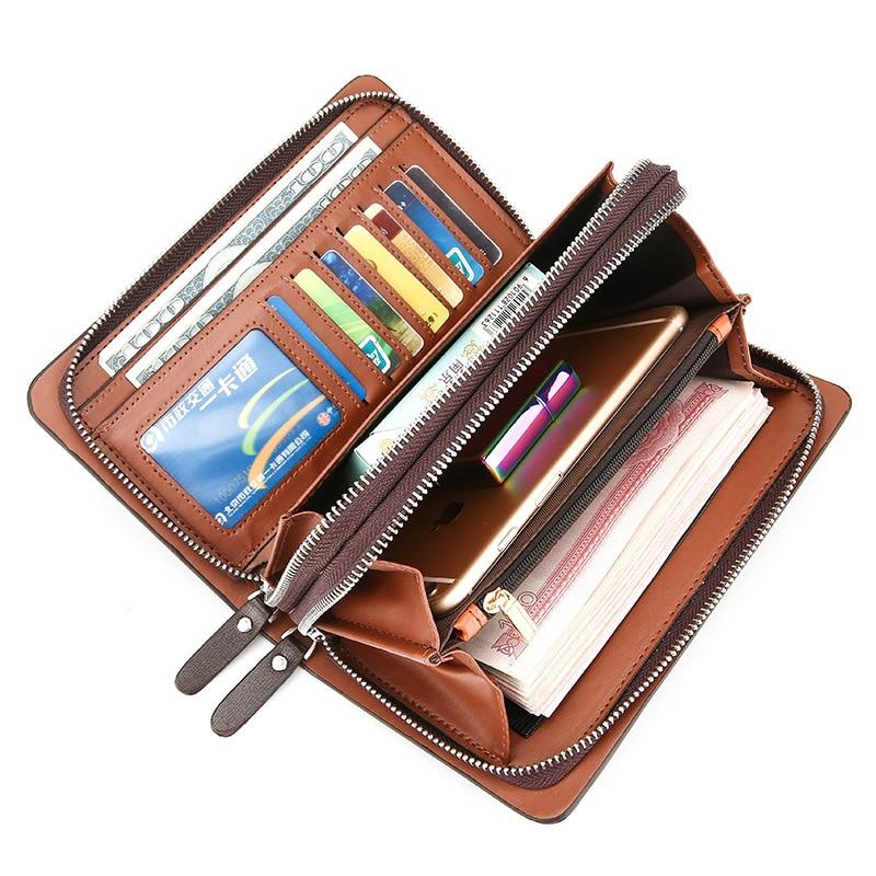 Classic Leather Clutch Wallet for Men