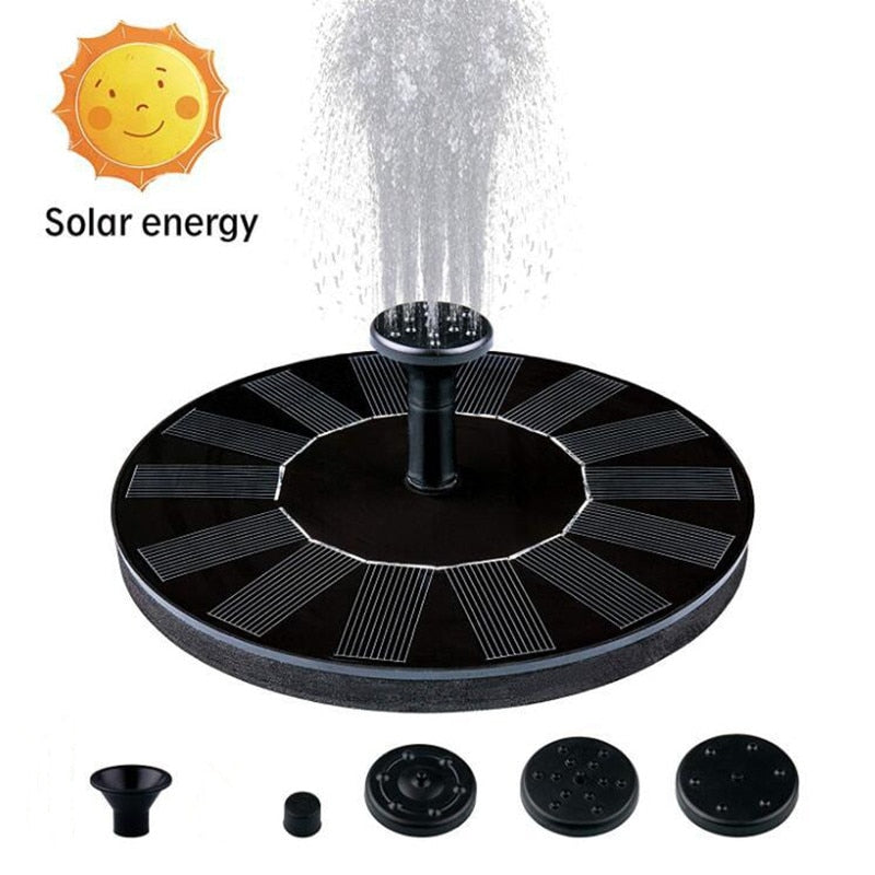 Solar Powered Garden Water Fountain