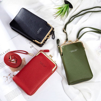 Practical Small Crossbody Leather Handbag