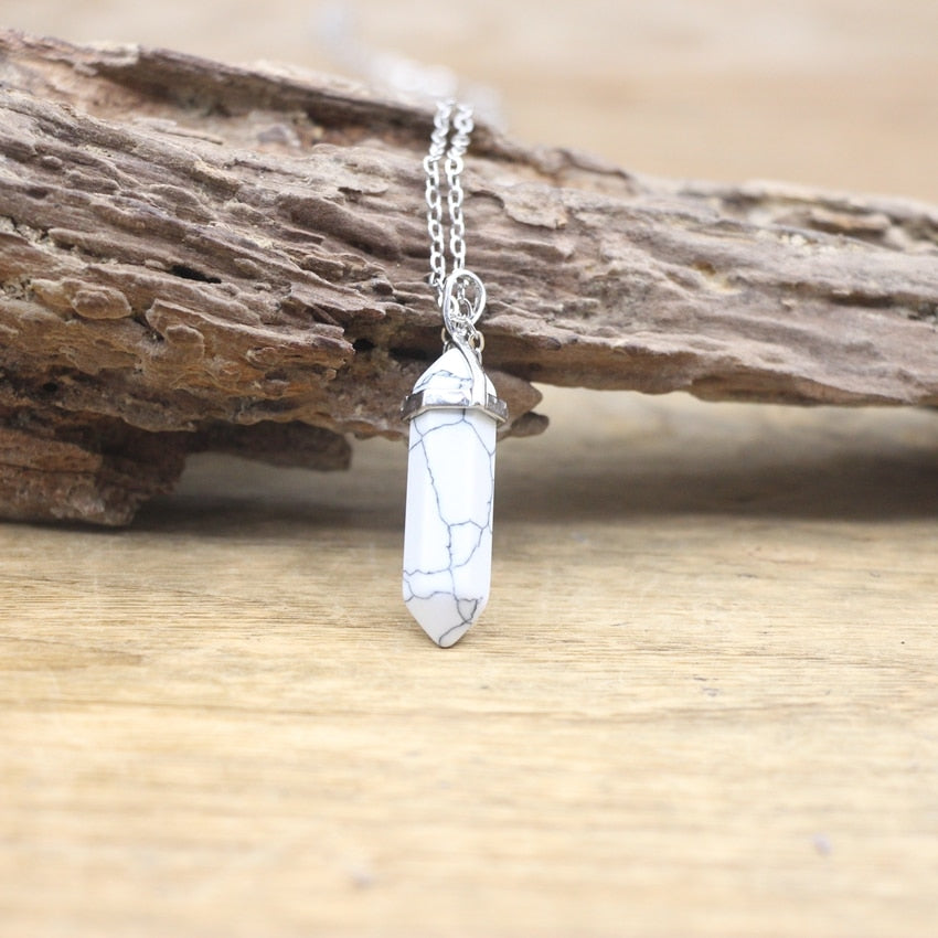 Boho Gemstone Chakra Pendant Necklace