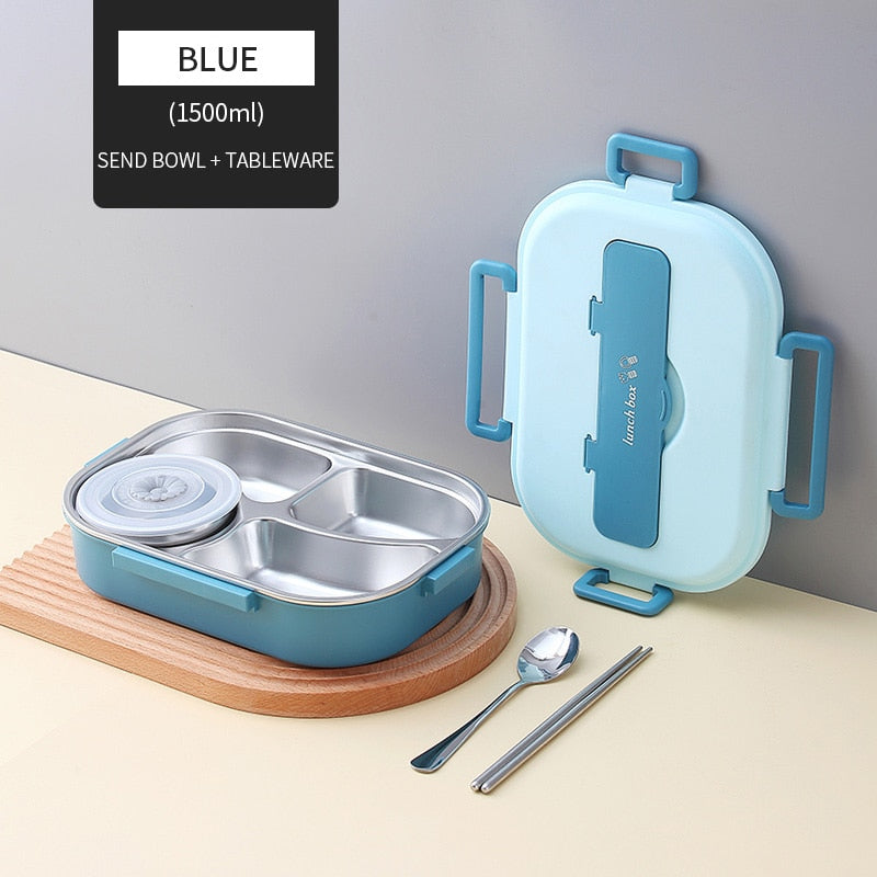 Insulated Kids Lunch Container with Multiple Compartments