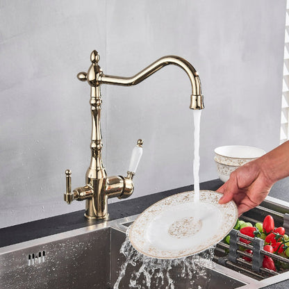 Classic Kitchen Faucet - Elegant Stylish Design