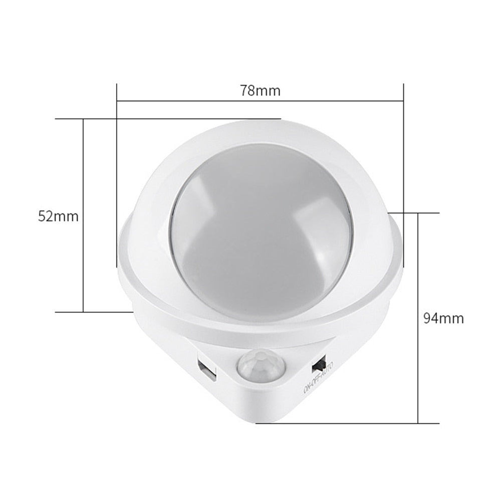 Colorful 360 Spin Water Drop LED Nightlight Lamp