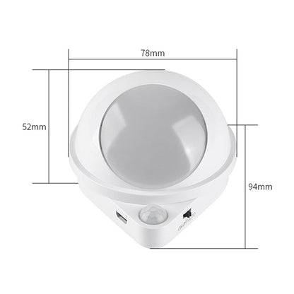 Colorful 360 Spin Water Drop LED Nightlight Lamp