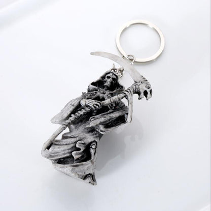 Unique Goth Style Skeleton Keychain