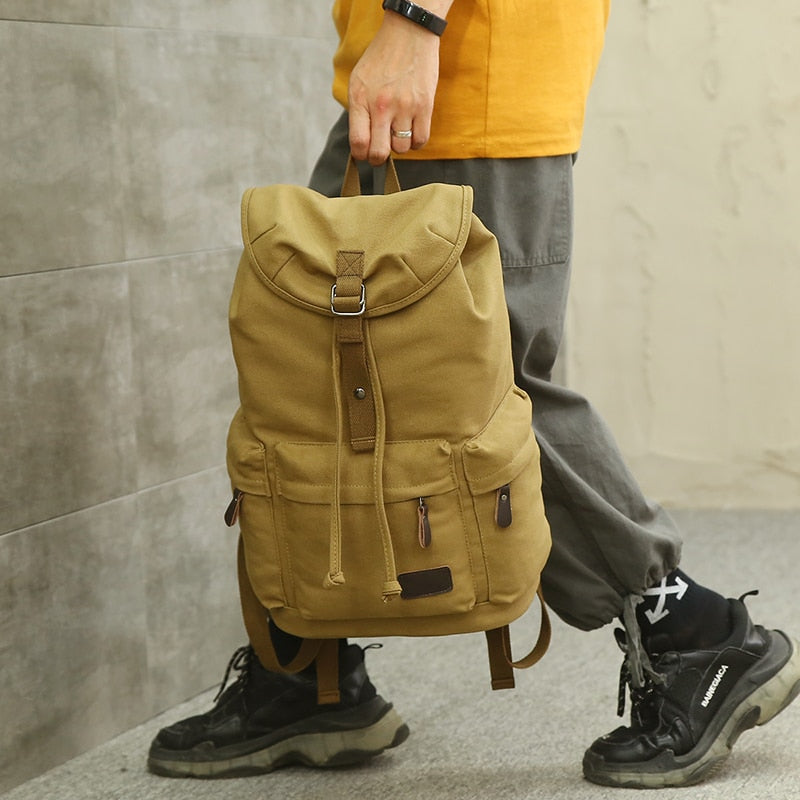 Spacious Canvas Adventure Travel Backpack