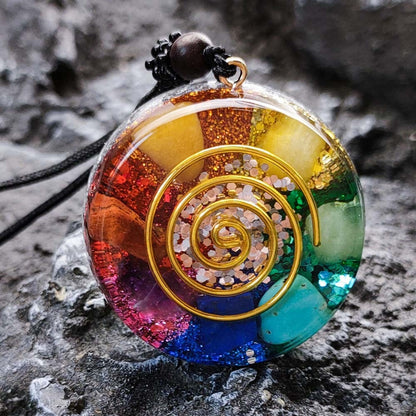 Calming Yoga Geometric Pendant Necklace - Fesara