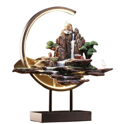 Fesara | Incense Lamp with Serene Nature Scene