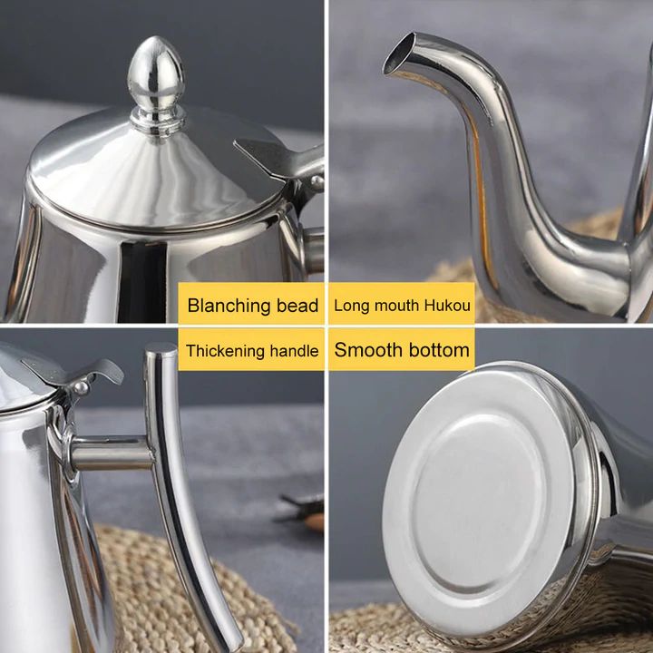 Fast Boil Induction Kettle with Built-in Filter - Stainless Steel