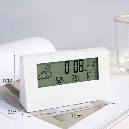 Clear Glass Modern Digital Table Clock