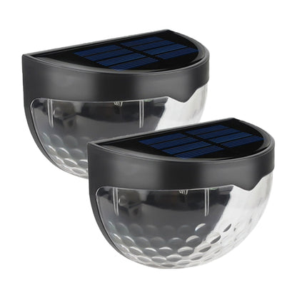Black Outdoor Solar Wall Light with Modern Glow