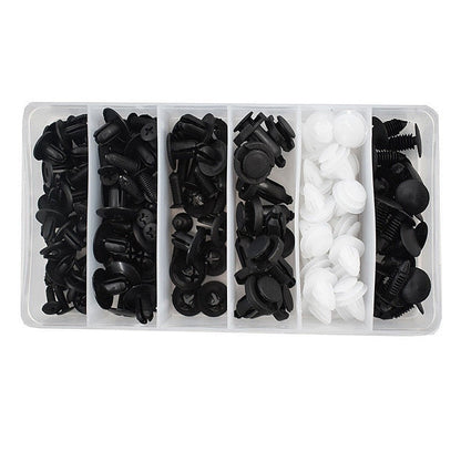 100pcs Car Body Clip Kit Fast Rivet Bumper Pins Set