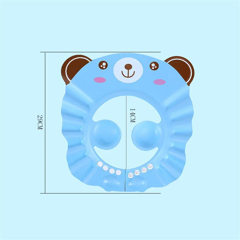 Soft Baby Ear and Face Shield for Bath Time