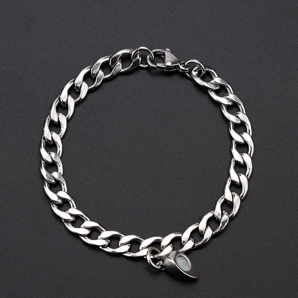 Lovely Heart Couple Magnetic Bracelet