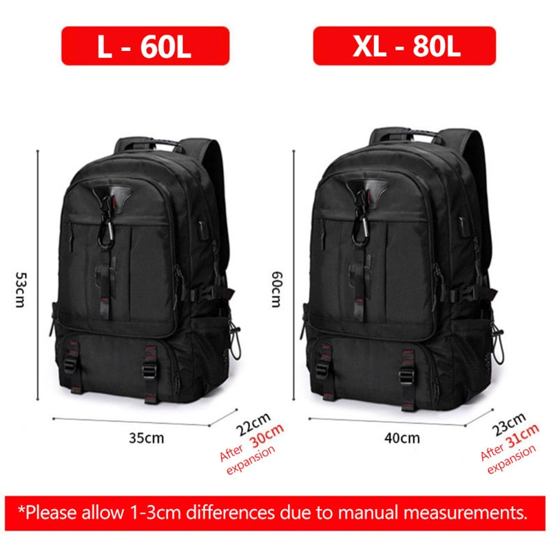 Spacious Outdoor Adventure Big Travel Backpack