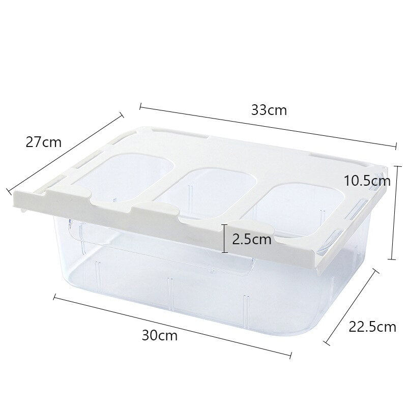 Space Saving Under Desk Storage Drawer Organizer - Fesara