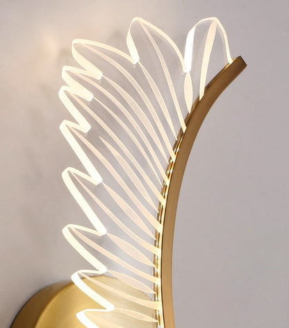 Shine Bright Gold Accent Wall Lamp