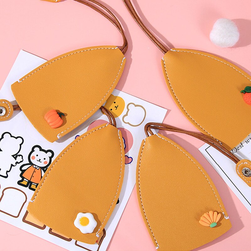 Colorful Fruit Pattern Keychain Holder