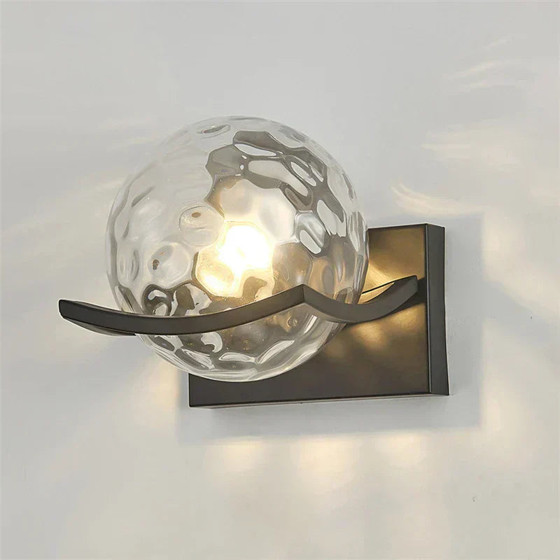 Contemporary LED Glass Light Fixture
