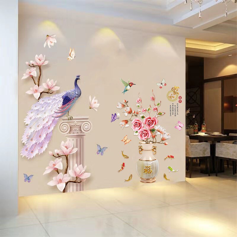 Colorful Floral Wall Decal Sticker