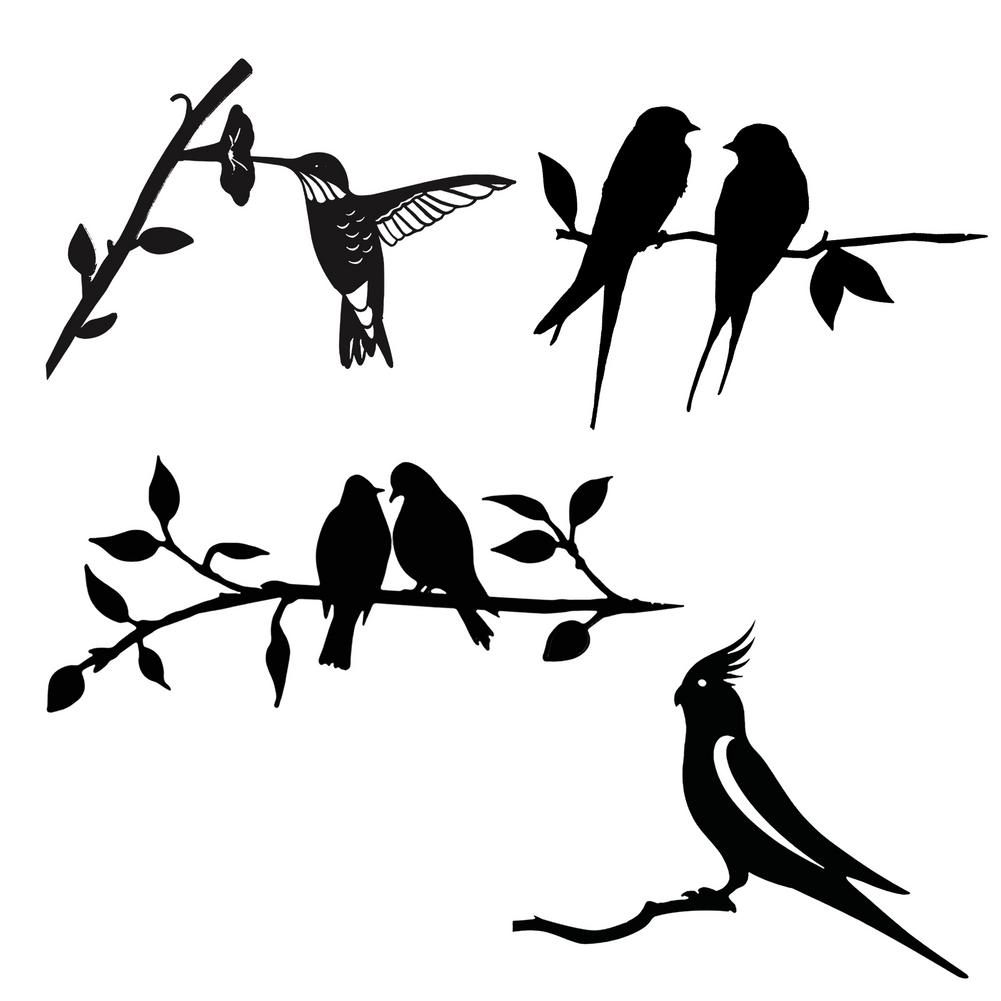 Outdoor Metal Bird Decoration Garden Art