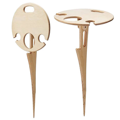 Portable Folding Wine Table for Outdoor Picnics