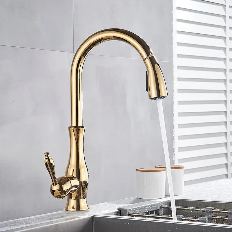 Luxury Brass Kitchen Faucet