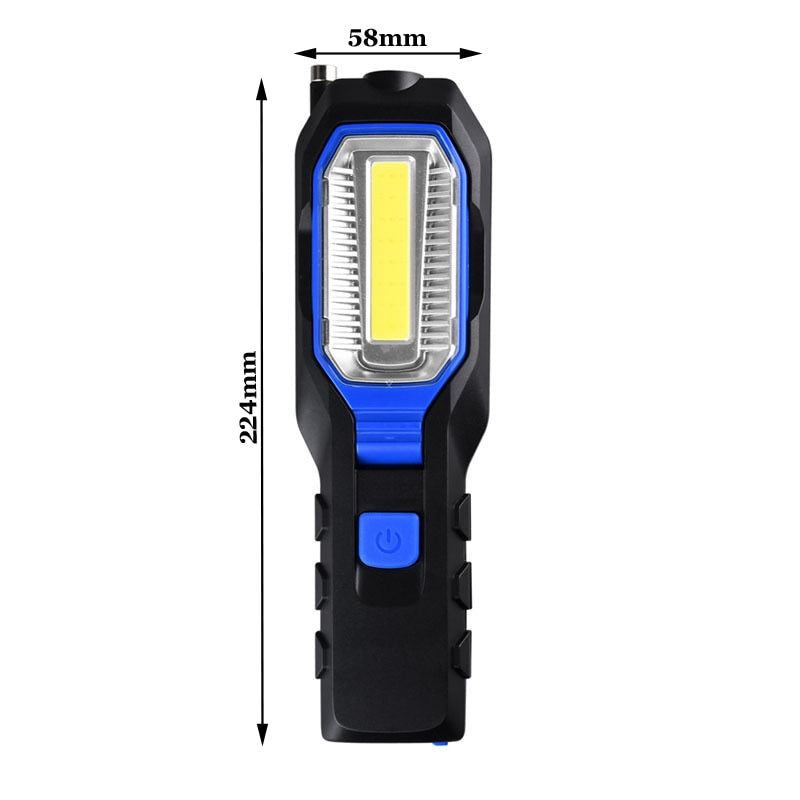 Portable Rechargeable LED Camping Flashlight Power Bank