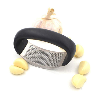 Premium Stainless Steel Garlic Crusher