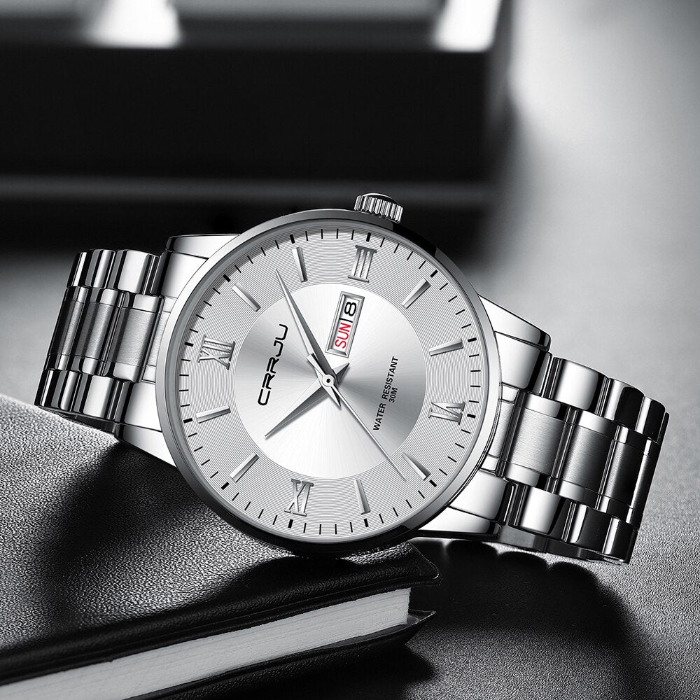 Premium Waterproof Quartz Chronograph Watch