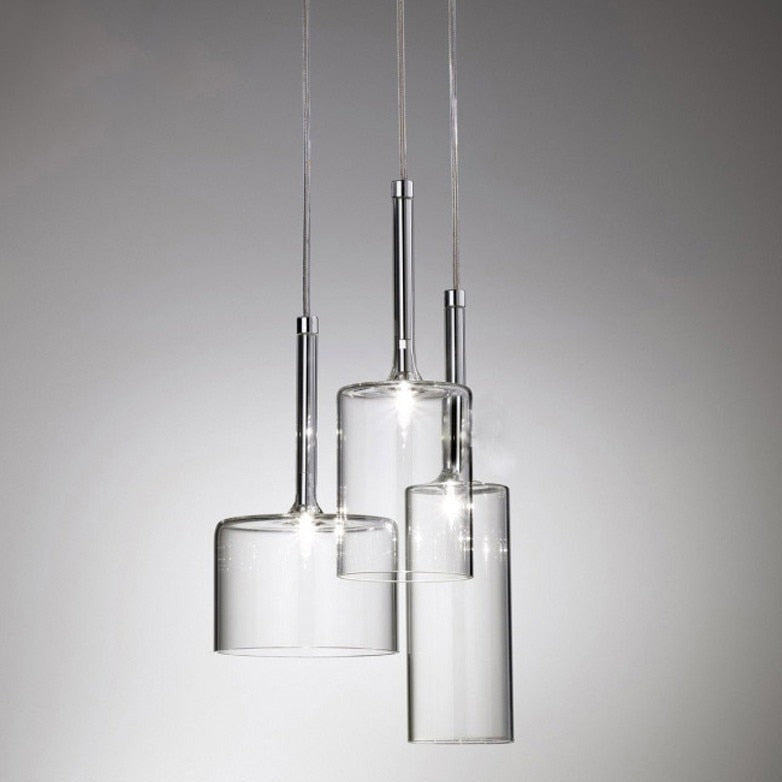 Stylish Glass Hanging Light Fixtures