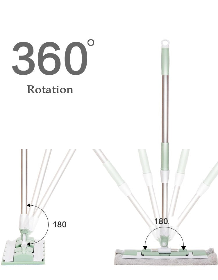 Extendable 360 Spin Flat Mop Cleaner