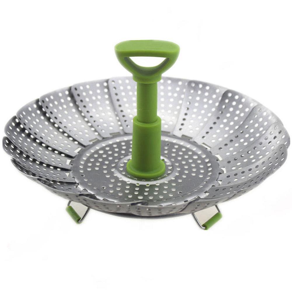 Collapsible Stainless Steel Vegetable Steamer Basket