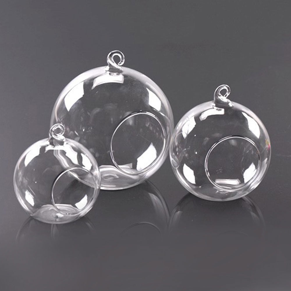 Beautiful Glass Candle Holder with Starry Decor