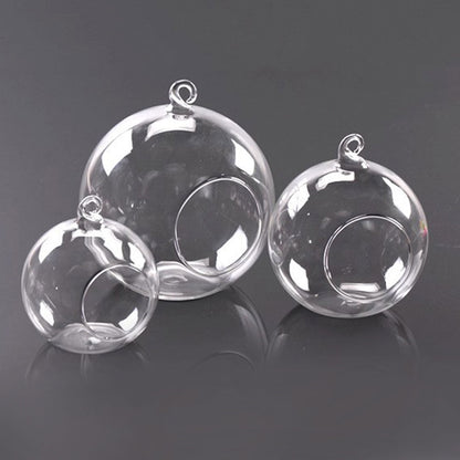Beautiful Glass Candle Holder with Starry Decor
