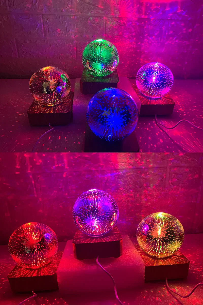 Colorful Star Projector Lamp USB LED Night Light