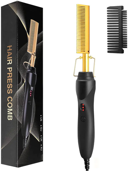 Compact Electric Beard and Hair Trimmer Comb - Fesara