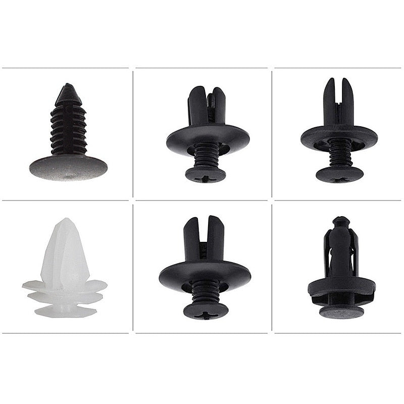 Car Bumper Clip Kit 100pcs Rivet Fasteners Set