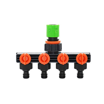4-Way Outdoor Water Splitter Valve