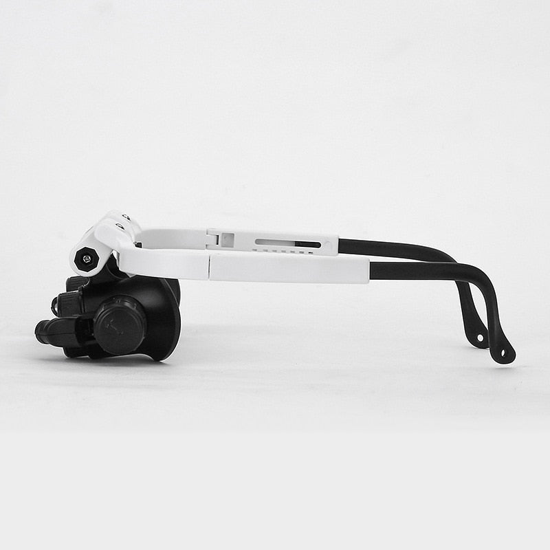 Compact LED Magnifying Glass with Adjustable Light