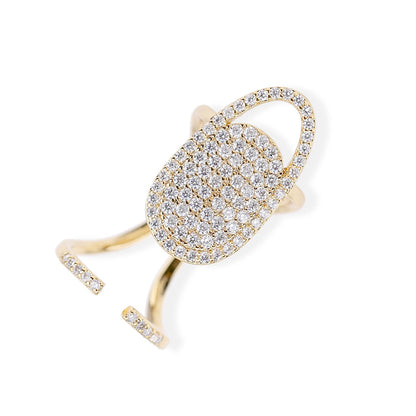 Edgy Metal Stacking Nail Rings