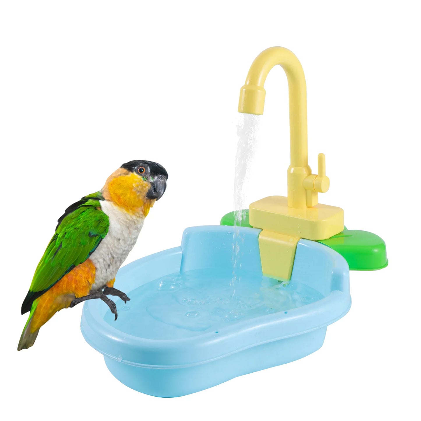 Solar Powered Bird Bath Fountain with Running Water