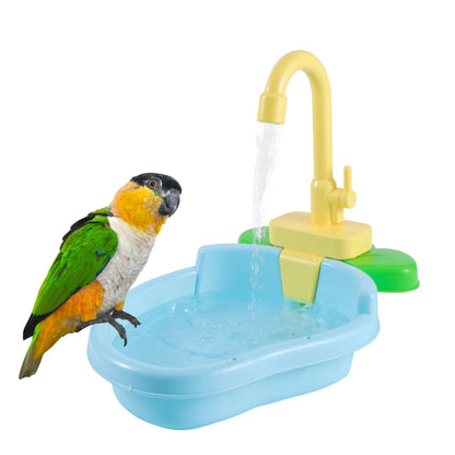 Solar Powered Bird Bath Fountain with Running Water